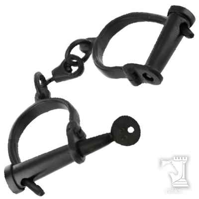 Hand Forged Iron Shackles