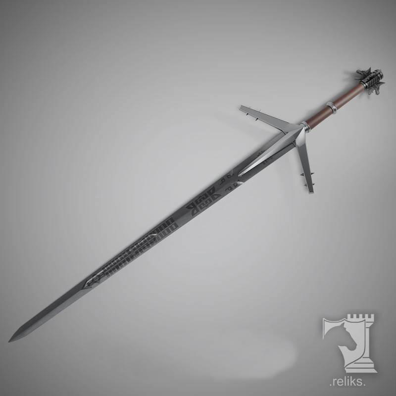 the witcher 3 silver sword replica