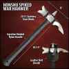 spiked hammer detail
