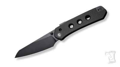 Vision FG Thumb Stud & Superlock Knife Black G10 Handle