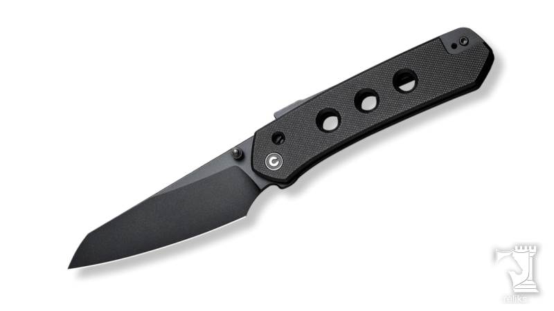 Vision FG Thumb Stud & Superlock Knife Black G10 Handle