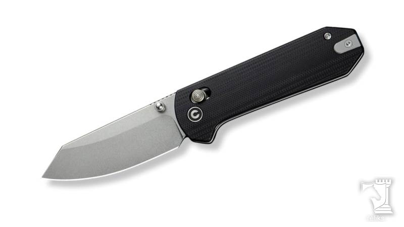 Yonder Thumb Stud & Crossbar Lock Knife Black G10 Handle