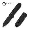 civivi yonder black stonewashed finish