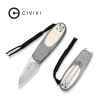 civivi purr edc knife gray ivory g10