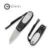 civivi purr edc knife black white g10