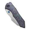 weknife high fin xl flamed titanium handle