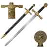 medieval excalibur short sword