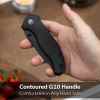 civivi vyrent handle contour detail