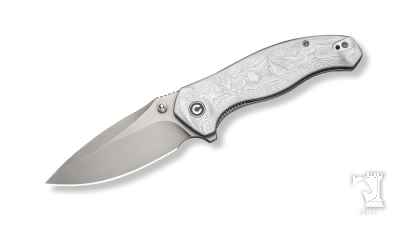 Vyrent Flipper & Thumb Stud Knife G10 With Aluminum Foil Contoured Handle