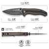 civivi vyrent black tan orange g10
